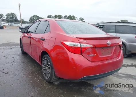 2015 Toyota Corolla S Plus from USA, damaged, VIN 2T1BURHE2FC391278